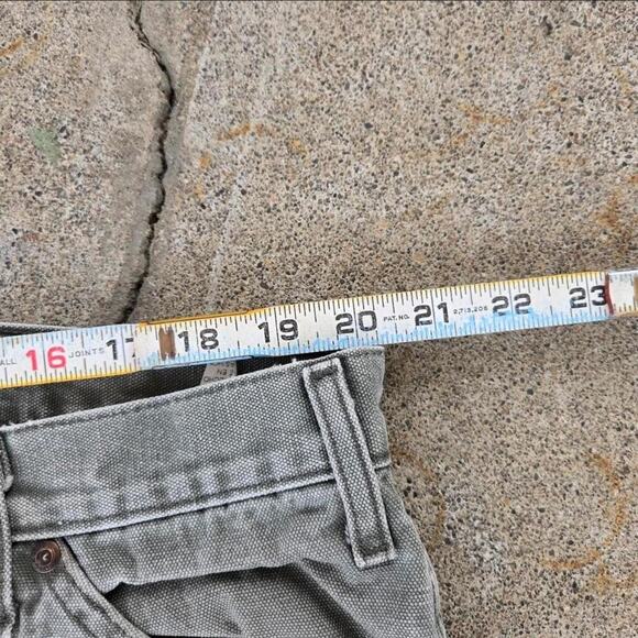 Vtg DICKIES Box Logo Patch Plain Earthtone Baggy Workwear Cargo Pants 40 x 30 - Picture 5 of 6